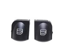 Interrupteur Leve Vitre Couvercle de commutation de fenêtre 2 pcs Utilisation adaptée pour Mercedes W203 Classe C Power Bouton Bouton Switch Cover Casquettes C320 C230 C240 C280