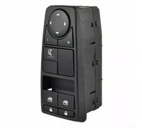 Interrupteur lève-vitre électrique avant gauche pour modèles MAN TGS | Compatible avec OE 81258067109, 81258067094, 81258067082 | Bouton de commande ABS noir
