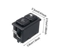 Interrupteur lève vitre électrique rétroéclairé BMW Séries E23 E24 E28 E30 - OEM 61311381205 - 12 V -