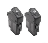 Interrupteur lève-vitre en plastique ABS pour Nissan NV400 Interstar | Convient pour Renault Megane, Clio, Kangoo, OEM 7700307605, lot de 2, prêt à l'emploi direct