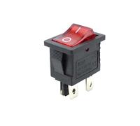 Interrupteur Leve Vitre Interrupteur à bouton-poussoir pour AC 6A/250V 5 pièces KCD1 2P/ 4P/ 6 broches interrupteur de Position bascule marche/arrêt lumière rouge noir vert
