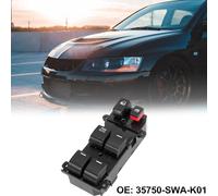 Interrupteur Lève Vitre pour Honda CR-V 2007-2008 Principal Pilote C?té Fenêtre Commutateur 35750-SWA-K01 Remplacement
