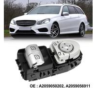 Interrupteur Lève Vitre pour Mercedes-Benz C63 pour AMG 2017-2020 FenêtrePrincipal No. A2059050202/A2059056911