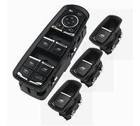Interrupteur Leve Vitre Pour Porsche Pour Panamera Pour Cayenne Pour Macan 7PP959858AE Commutateur De Commande De Fenêtre Principale Bouton Électrique(Set 2)