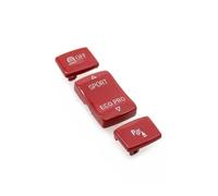 Interrupteur Lève-Vitre Pour Série 1 2 3 4 Pour F20 21 30 34 32 2012-2019 Console ESP Interrupteur Antidérapant Boutons Sport Capteur Radar Couvercle Clé(Red Set)