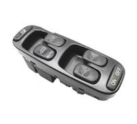 Interrupteur lève-vitre Pour Volvo S70 V70 Avant Gauche Commande De Fenêtre Électrique Bouton De Commutation Principal Lumière Verte 8638452 Interrupteur Vitre