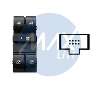 Interrupteur, Lève-Vitre SFT126 MAX Pour FIAT