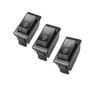 Interrupteur Lève-vitre Voiture 1/2/3 Pièces DC 12 V 20 A Interrupteur Électrique Voiture 5 Broches ON/OFF SPST Commande Fenêtre À Bascule Bouton(3pcs)