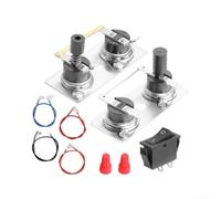 Interrupteur limiteur thermostat en métal 120 V 12 V RV | Haute précision, résistance à la chaleur à long terme, contrôle de température sûr, pour série SW