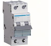 Interrupteur LS 1P+N 6kA B-6A Quick Connect Hager MBS506