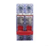 Interrupteur LS 2 broches AC 500 V pour installations solaires PV, ligne C 4,5 kA, construction compacte avec connexion fil et rail, série DZ47S, protection multiple contre les surcharges et les