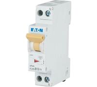 Interrupteur LS 6kA B 13A/1pol+N 1TE construction étroite Eaton PLN6-B13/1N-FR