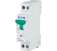 Interrupteur LS 6kA B 6A/1pol+N 1TE construction étroite Eaton PLN6-B6/1N-FR