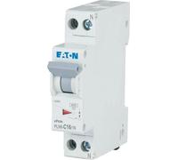 Interrupteur LS 6kA C 13A/1pol+N 1TE construction étroite Eaton PLN6-C13/1N-FR