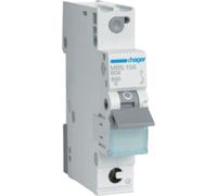 Interrupteur LS unipolaire 6kA caractéristique B 6A Hager MBS106