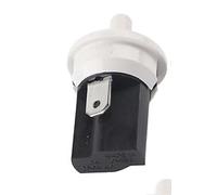 Interrupteur lumière à Bouton-Poussoir normalement fermé pour éclairage de Porte, blanc et noir PBS-35 3A-250v pour Armoire à vin, réfrigérateur, Porte de congélateur, 1 pièce