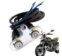 Interrupteur Lumière Guidon Motocyclette,Interrupteur pour phare et feu arrière de guidon | Pièces Contrôleur Lampe Randonnée Étanche pour Pilotes Débutants et Confirmés