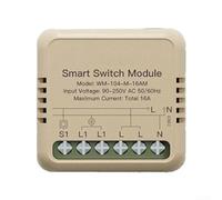 Interrupteur Lumière WiFi pour tuya 16A 1 Gang Interrupteur Lumière | Compatible pour tuya, 16A max, contrôle app, gestion énergie, sécurité surcharge
