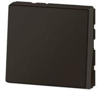 Interrupteur lumineux double Legrand Mosaïc noir