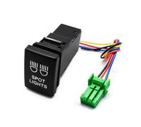 Interrupteur lumineux LED bleu pour Toyota Landcruiser Yaris RAV4, bouton poussoir marche/arrêt, 33 x 22 mm(Spot Light)