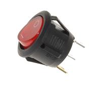 Interrupteur lumineux rouge 3 cosses diam 20mm 6A Centrale Vapeur Fer à Repasser AT2135760200 ARIETE