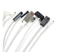 Interrupteur magnétique à lames pour applications de cylindre pneumatique, ouverture normale SPST, capacité de surcharge fiable, LED rouge pour indication (CS1-G)