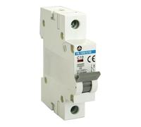 Interrupteur magnéto-thermique 1 pôle, 10 A, 6 kA, protège les circuits électriques contre les surcharges et les courts-circuits. Idéal pour les installations résidentielles.