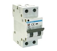 Interrupteur magnéto-thermique - Interrupteur à 2 pôles, 10 A, 6 KA 400 V, idéal pour la protection électrique dans les installations résidentielles