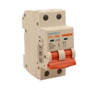 Interrupteur magnétothermique 32 A C32, bipolaire 2P, courbe C 10 kA, 2 modules DIN 220 V AC, certifié IEC60898-1, série professionnelle PB8H