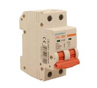 Interrupteur magnétothermique courbe D 20A D20, bipolaire 2P 10 kA, 2 modules DIN 220 V AC, certifié IEC60898-1, série professionnelle PB8H