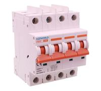 Interrupteur magnétothermique DC 32A, MCB DC 4P 1000 V 10 kA, sans polarité, avec séparateur entre pôles, 4 modules IP20, pour batteries photovoltaïques et systèmes en courant continu, modèle P8BZ