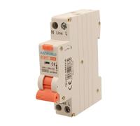 Interrupteur magnétothermique différentiel 16 A C16, type AC Courbe C, 1P+N 6 kA 30 mA 220 V, RCBO Salvavita Slim, occupe seulement 1 module DIN