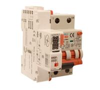 Interrupteur magnétothermique différentiel avec réarmement automatique, type A courbe C, Idn 30 mA / 0,03 A, en 16 A, 2 P 6 kA, 3 modules, avec 3 tentatives de réarmement (10s/60s/300s)