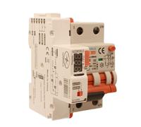 Interrupteur magnétothermique différentiel avec réarmement automatique, type A courbe C, Idn 300 mA / 0,3 A, en 16 A, 2P 6 kA, 3 modules, avec 3 tentatives de réarmement (10s/60s/300s)