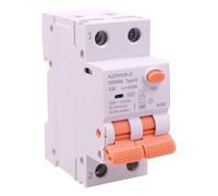 Interrupteur magnétothermique différentiel type B C40A, RCBO Courbe C 1P+N 6 kA 30 mA 0,03 A, 2 modules DIN, protection complète dans un appareil compact