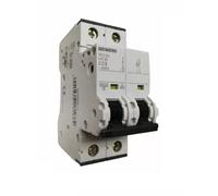 Siemens Interrupteur Magnétothermique 2p 25a 10k C 2 Modules 5sy42257