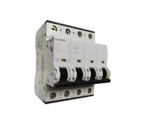 Interrupteur Magnétothermique Siemens 4P 4A 10KA Courbe C 4 Modules 5SY44047
