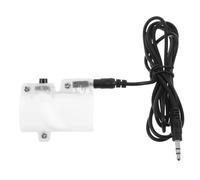 Interrupteur Manuel Bouton Tactile, pour Distributeur de Colle | Commande Momentanée à Fil Unique en Plastique Noir, Boîtier Transparent, pour Valves