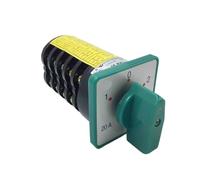 Interrupteur marche/arrêt/marche triphasé HZ5-20/4 20 A 5 phases 4 kW 380 V commutateur à came rotatif inverseur Controls Switches