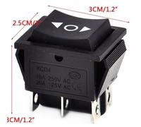 Interrupteur marin KCD4, 2 pièces, interrupteur à bascule noir, interrupteur de réinitialisation bidirectionnel, 16 A / 250 V / 20 A / 125 V, courant élevé, pieds en cuivre