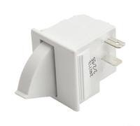 Interrupteur mécanique pour porte de réfrigérateur 2 broches 5 A 250 V AC pour fonction marche/arrêt lorsque la porte s'ouvre ou se ferme (2 normalement ouvert)