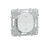 Schneider Electric Interrupteur mécanisme OVALIS S320567W blanc 4 A Zigbee pour volet roulant