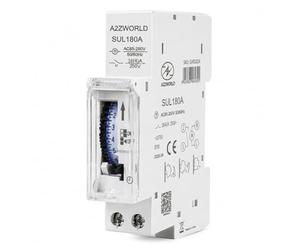 Interrupteur minuteur 24 heures sur rail DIN, ne nécessite qu'un module DIN, minuterie horaire mécanique, 100-240 V 16 A, montage programmable sur rail DIN