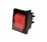 Interrupteur bipolaire étanche lumineux rouge- DIFF pour Zaegel Held - A814398