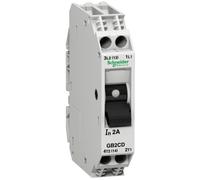Interrupteur moteur miniature, 1p+N, 1A, Id=14A GB2CD06 TeSys