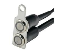 Interrupteur Moto En Acier Inoxydable ON-OFF Interrupteur Montage Réglable Sur Guidon Bouton 12 V Interrupteur Fin D'allumage De Feu Antibrouillard Bouton De Moto D'allumage de Guidon