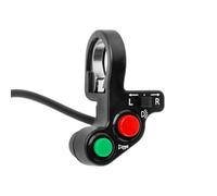 Interrupteur Moto Guidon 22 mm, Commodo Clignotant Phare Klaxon Marche Arrêt, Commande de Guidon avec Clignotant