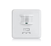 Interrupteur Mural 220 V avec Détecteur de Mouvement Infrarouge PIR pour Éclairage LED - Puissance Maximale : 600 W - Portée Maximale : 9 M