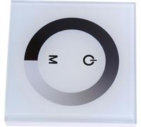 Interrupteur mural à gradateur à panneau tactile unicolore Contrôleur de bande lumineuse LED DC 12V?24V Blanc