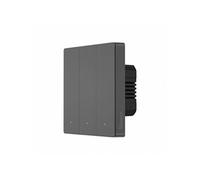 SONOFF Interrupteur Connecté Sans Fil, 86 Type 3 Gang Interrupteur Mural Intelligent Compatible avec Alexa et Google Home, (Fil Neutre Requis), Clés Physiques